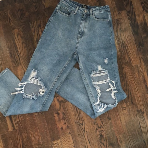 Simple Society Destroyed High Waisted Jeans - Picture 6 of 15